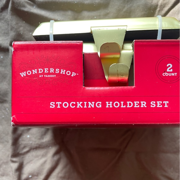 Holiday Brand New Christmas Gold Stocking